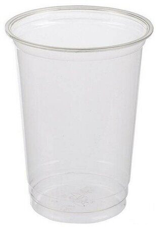 Стакан PET 510мл (раб. объём 400мл) прозрачный d=95мм Veggo (50шт. уп/800/1000шт) 19-3206