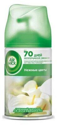 AIRWICK Освежитель воздуха Нежные цветы (сменный баллон) 250мл (6шт. кор)